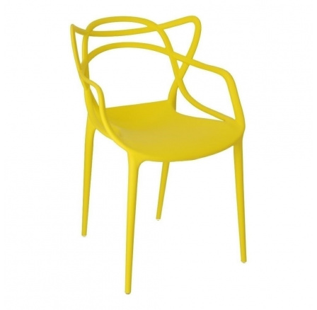 Stolička Lexi žltá insp. Majstrovské kreslo