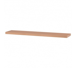Nástenná polica 120 cm, MDF, 3D dekor prírodný buk, balené v ochrannej fólii
