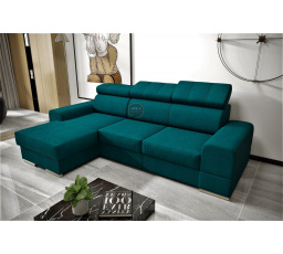 Rohová sedacia súprava ROYAL MINI 260×160 - ľavá, tyrkysová