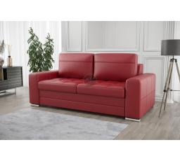 Sofa VERONA IV 205 cm prírodná koža - červená koža