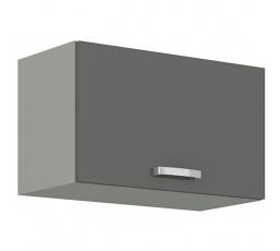 Kuchynská horná skrinka GARID 60 GU 36 1F, Sivý lesk/Sivá