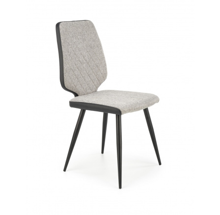 Jedálenská stolička K424, sivá