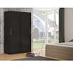Šatní skriňa s posuvnými dverami DENVER 150 Čierna+Čierna