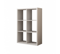 Regál Cleo IV Biela+Biela