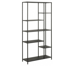 Asymetrický regál Newcastle čierny