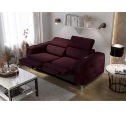 Sedačka ORION II, relax 190 cm - bordová