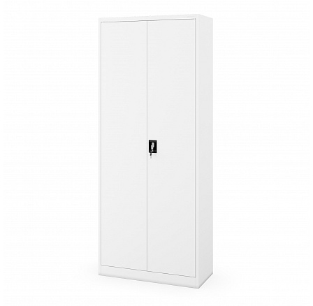 Kovová kancelárska skriňa vysoká na dokumenty biela, 900x2200x400 mm: JAN H2200 Kovová kancelárska skriňa vysoká na dokumenty biela, 900x2200x400 mm: JAN H2200