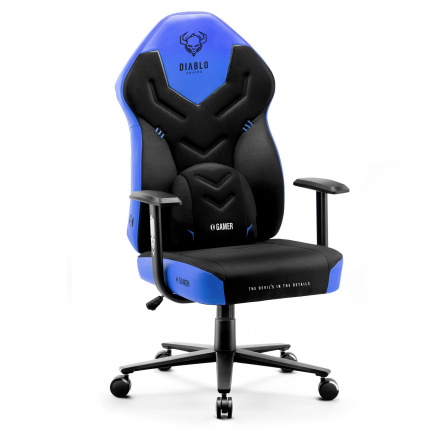 Herné kreslo X Gamer 2.0 Normálna veľkosť, modré