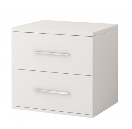 Nočný stolík OMEGA I - 22, Biela/Biela