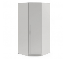 Skriňa rohová BRAGA 4 Sivá s kovovým madlom