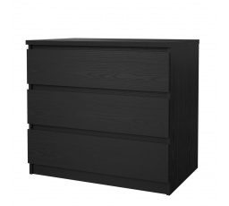 Komoda SIMPLICITY 298, Čierny dub woodgrain