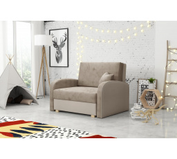 Rozkladacie kreslo Vivian Soft I - béžové