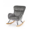 Hojdacie kreslo CASTRO, Sivá