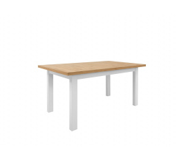 ERLA STO (stôl) biely/minerálny dub