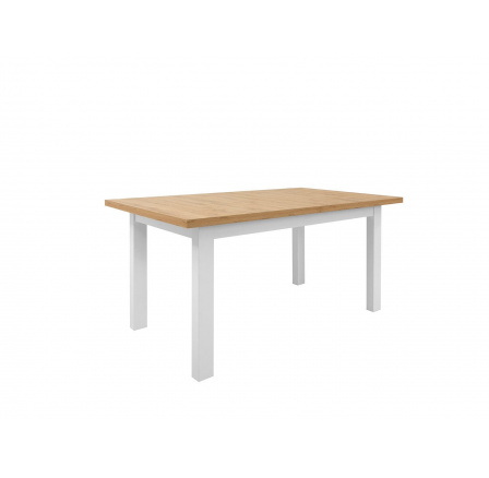 ERLA STO (stôl) biely/minerálny dub