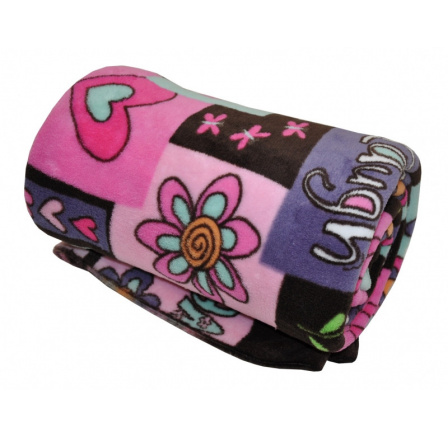 Deka z mikroplyšu 150x200 cm - farebná mozaika