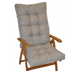 Poduška na teakové záhradné kreslo vysoké - látka vodeodolná Patio