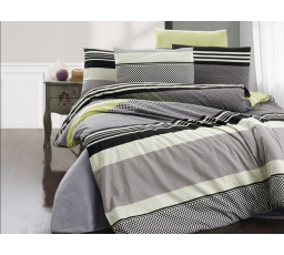 Krepový obliečka na vankúš Racing yellow 30x40