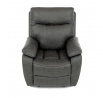 Polohovací křeslo, šedá, látka vintage, TV-4092 GREY3