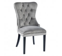 Stolička velvet sivá K9-FX
