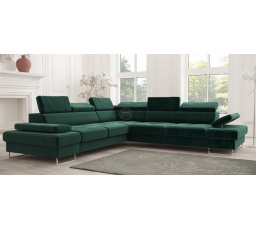 Rohová sedacia súprava GALAXY MAX 280×280 - zelená, pravá