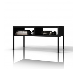 Obdĺžnikový konferenčný stolík čierny MATTEO 900 x 450 x 450 mm