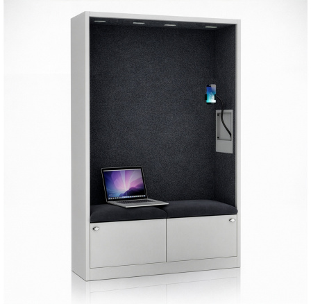 SALLYN 1150mm korpus Sivý - sedák Tmavo sivý SALLYN 1150mm korpus Sivý - sedák Tmavo sivý