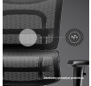 Ergonomické kancelárske herné kreslo V Master čierno-sivé
