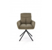 Jedálenská otočná stolička K536, Olivová/Čierna
