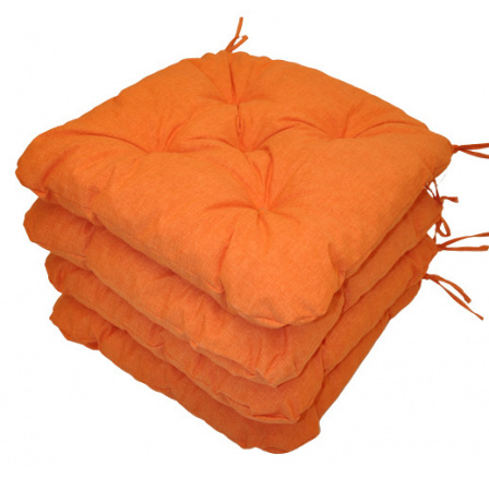 UNI Maxi vankúš na sedenie oranžový melír - sada 4 ks