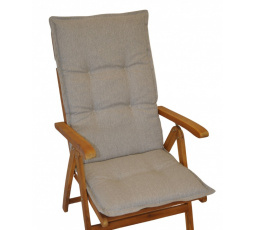 Poduška na teakové záhradné kreslo UNI excelent vysoké - látka vodeodolná Patio