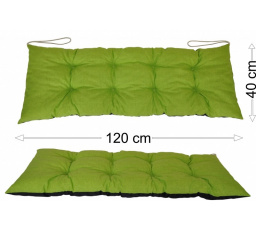 Podsedák 120x40 svetlo zelený melír