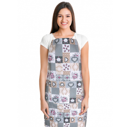 Kuchynská zástera patchwork love