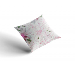 Saténová obliečka na vankúš Floreta 45x60