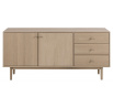 Komoda Aston bielený dub