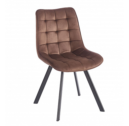 PREDPREDAJ -15% do 02.07! Stolička velvet - Riviera 26 moka hnedá J265