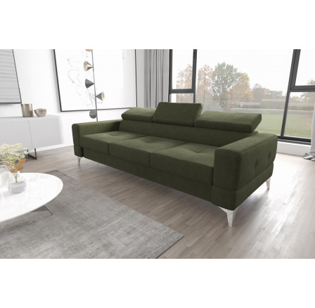 Sofa TOSCANIA III 250 cm - olivová