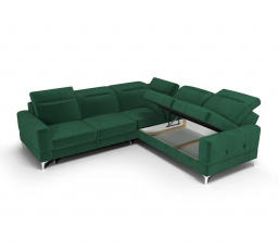 Rohová sedacia súprava MALIBU MAX 250x250 - voliteľný odtieň, pravá