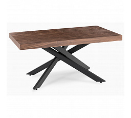 Stôl HAMPTON Rozkladací 160-240 cm Orech/Čierny