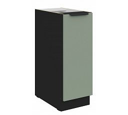 Dolní skříňka ARIA - 30 D CARGO BB, Černá/Aquamarine