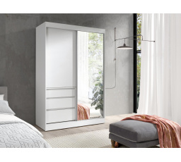 Šatní skriňa HAVANA 140, Biela