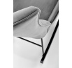 Hojdacie kreslo BAZALTO, Sivá