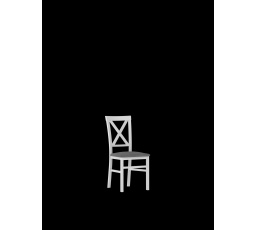 ALICE 101 - jedálenská stolička drevo biela/sivá Savana 21(SZ) (K150-Z)