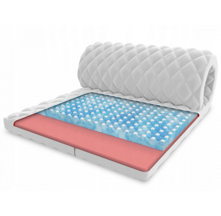 Vrchný matrac Topper - MALTA, Molitan/VISCO, 130x200 cm