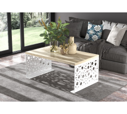 Konferenčný stolík RINA 100x60 Biela+Sonoma