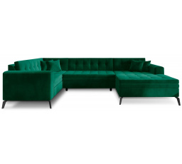 Sedacia súprava v tvare U MONTEZ, Lukso 35 Pravá