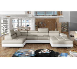 Sedacia súprava v tvare U RODRIGO, Dora 21 / soft 17 ľavá