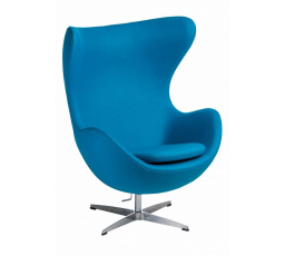 Kreslo Vajce kašmír svetlomodrá 43 Premium
