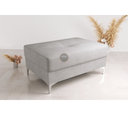 Taburet s kontajnerom 100x55 cm - sivá