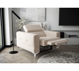 Kreslo TOSCANIA, relax - béžová